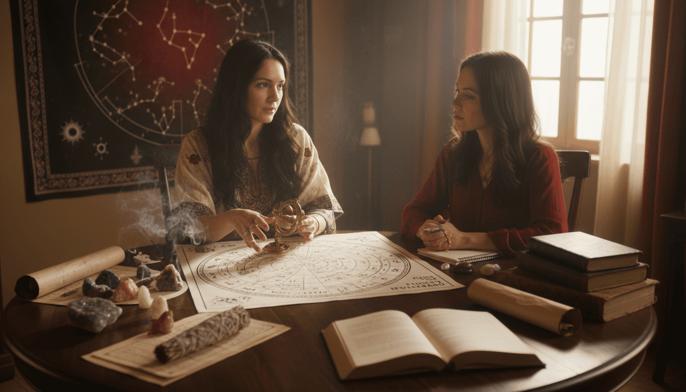 Traditional Nadi Astrology reading session