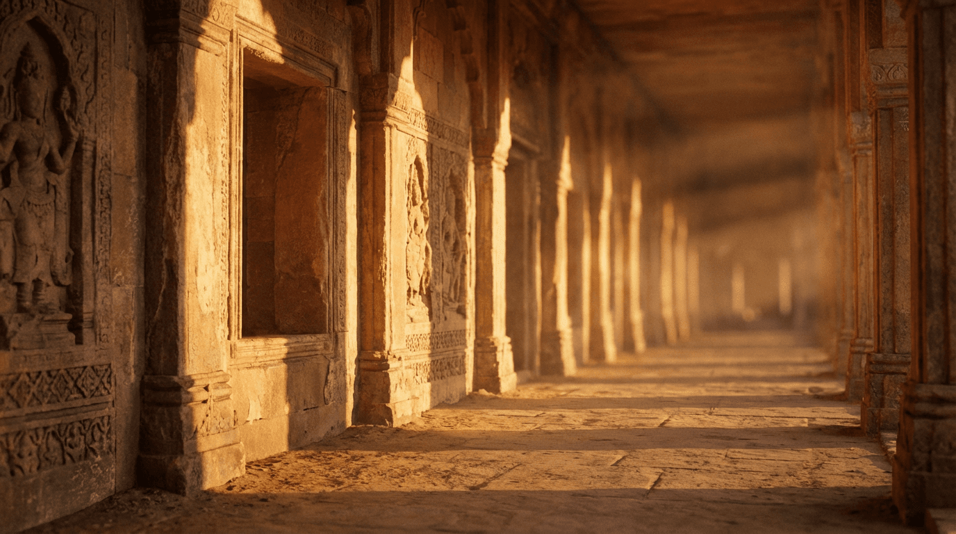 Temple pilgrimage route guidance